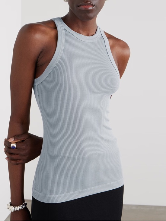 James Perse Tops - NWOT! James Perse Ribbed Supima Tank Top in Foam, Women’s 0